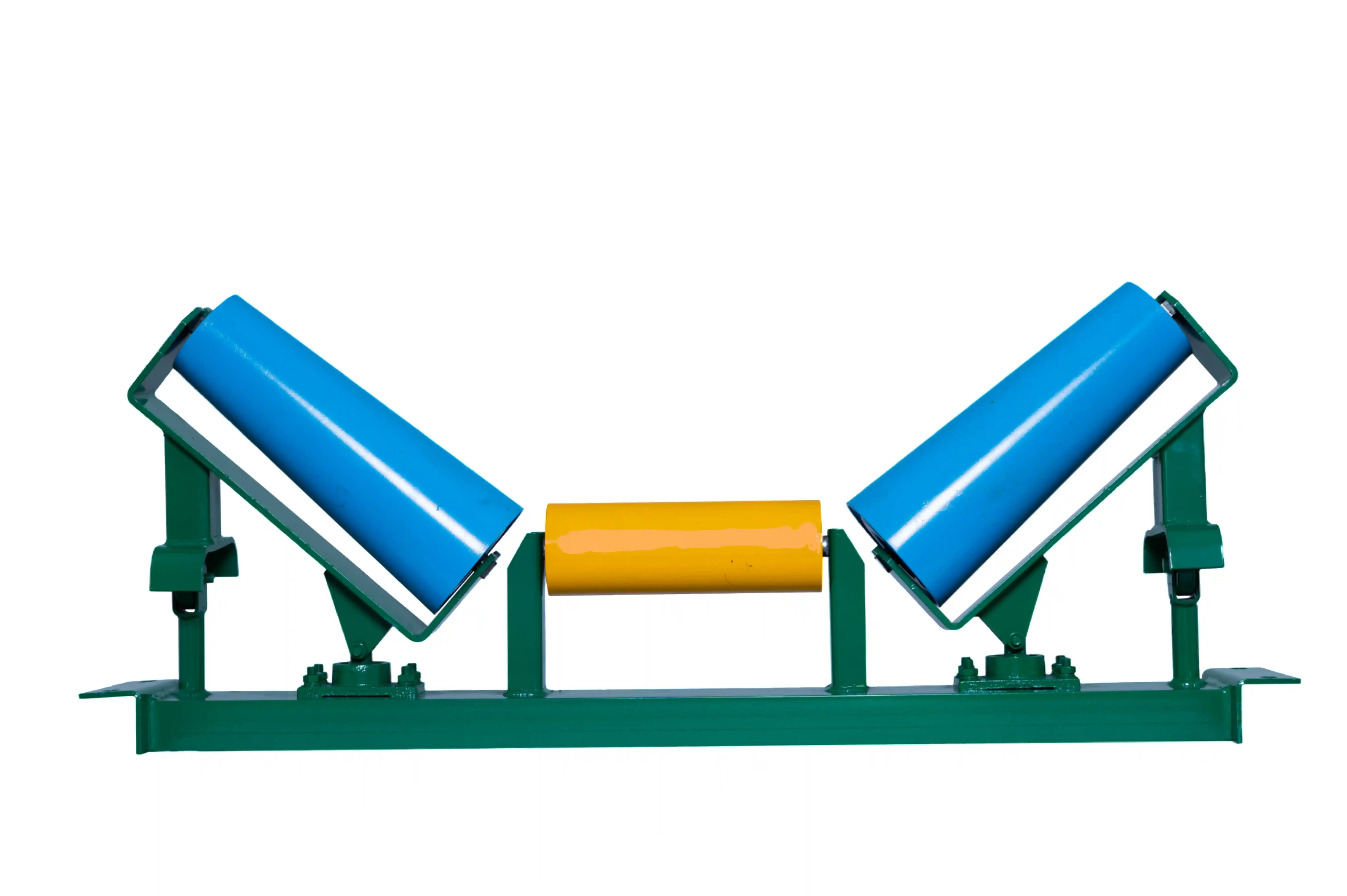 Самоустановлювані конічні направляючі для конвеєрної системи